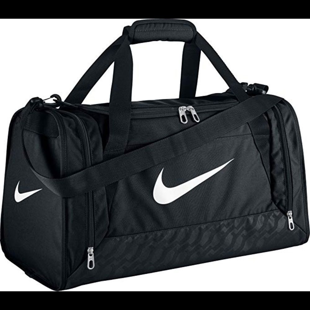 NIKE BLACK MED/LARGE DUFFLE BAG